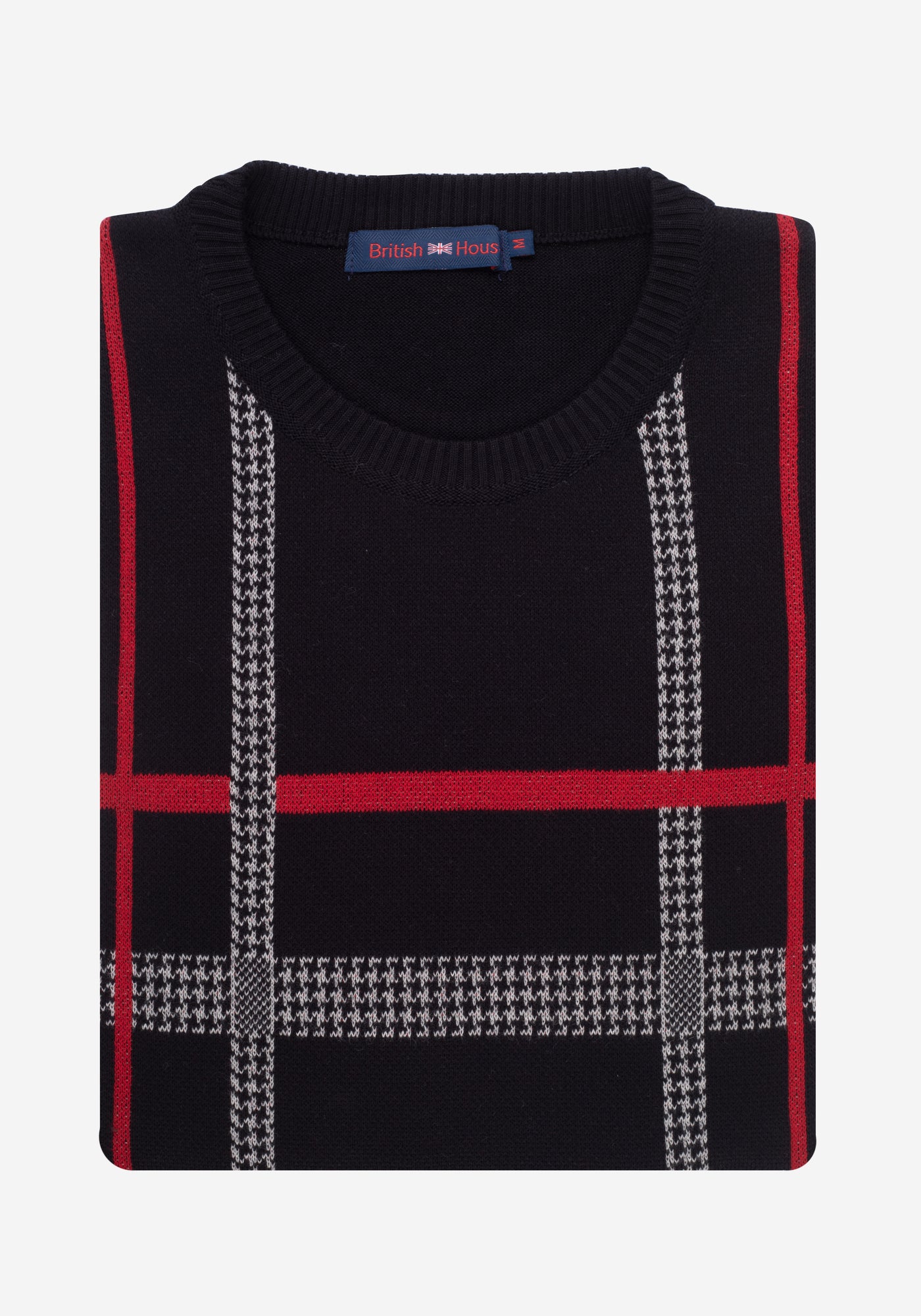 True Black Stripe Pullover