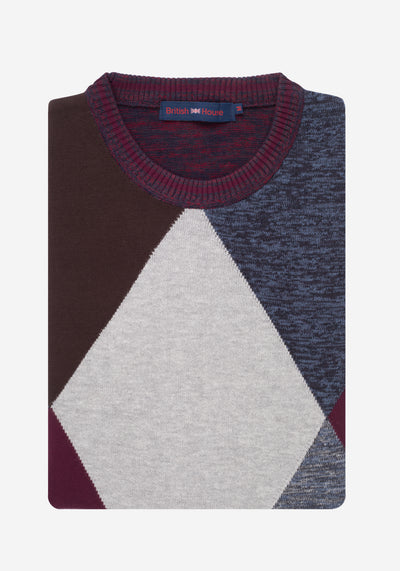 Colorful Rhombus Pullover