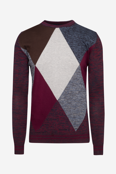 Colorful Rhombus Pullover