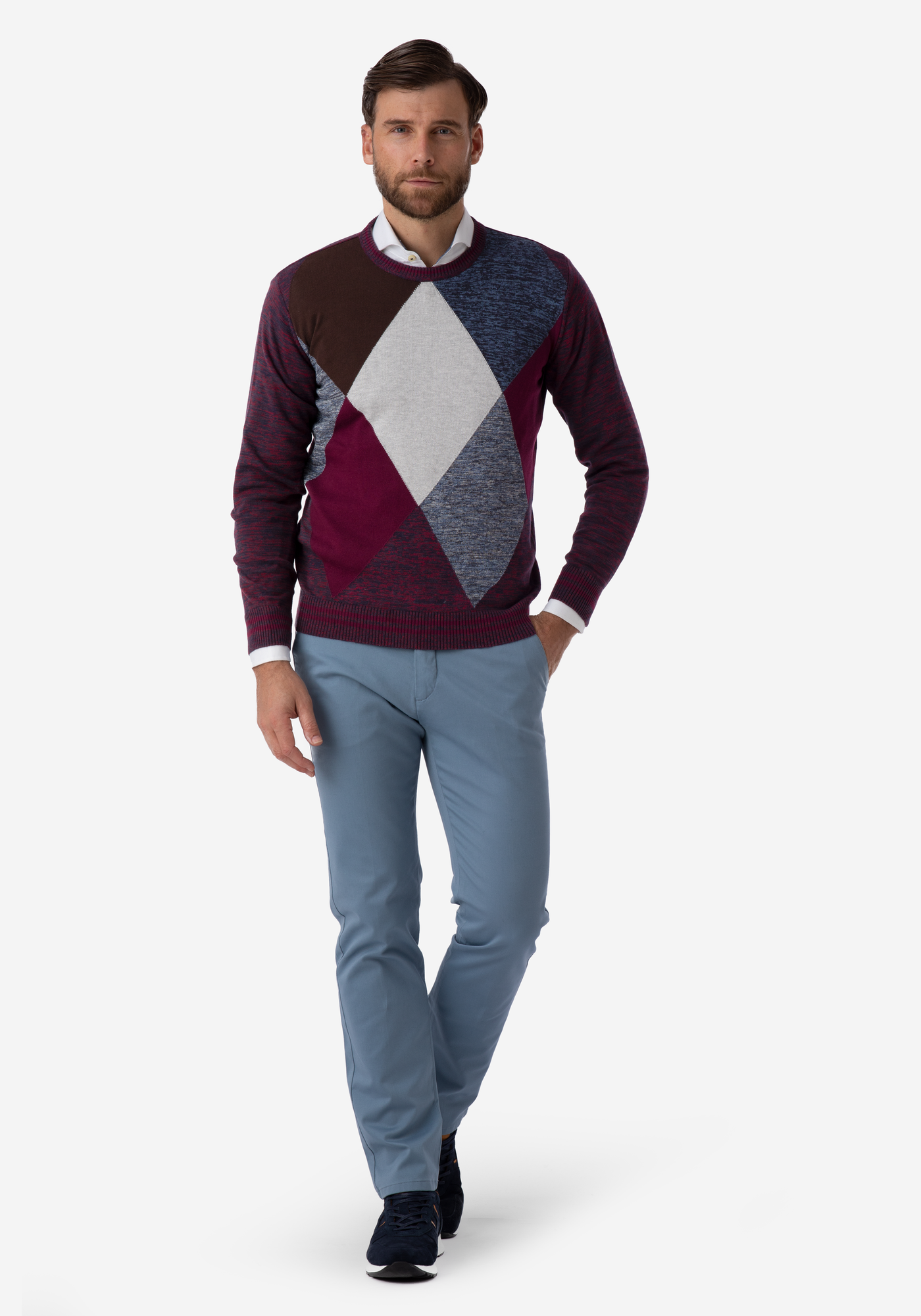 Colorful Rhombus Pullover