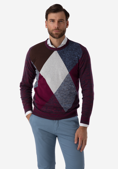 Colorful Rhombus Pullover