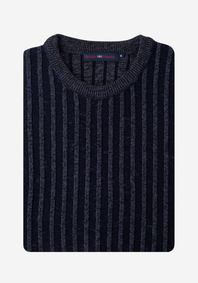 Delft Blue Stripe Pullover