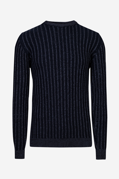 Delft Blue Stripe Pullover