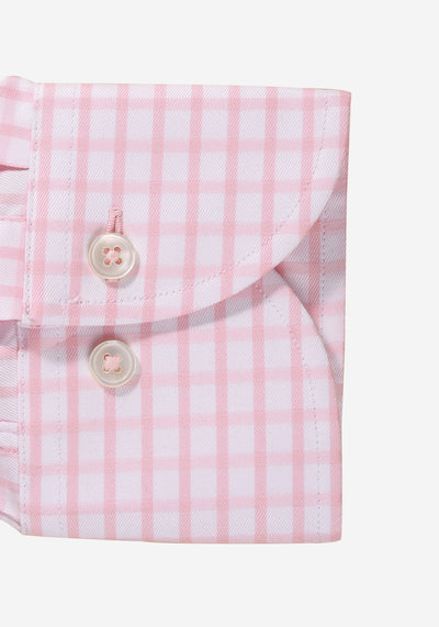 Rose Checked Supima Cotton Shirt