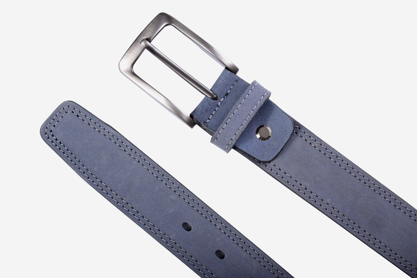Blue Petrol Genuine Leather Belt