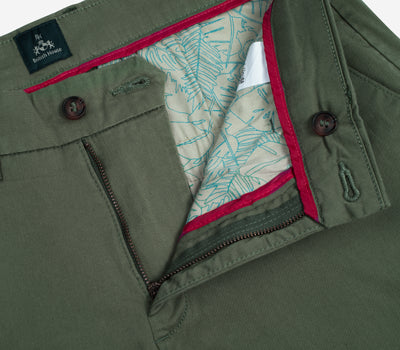 Dark Olive Gabardine