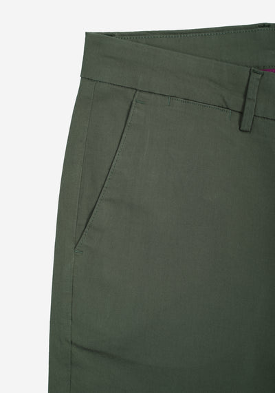 Dark Olive Gabardine