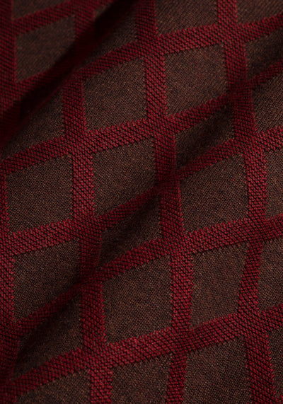 Burgundy Pullover Cotton Viscose