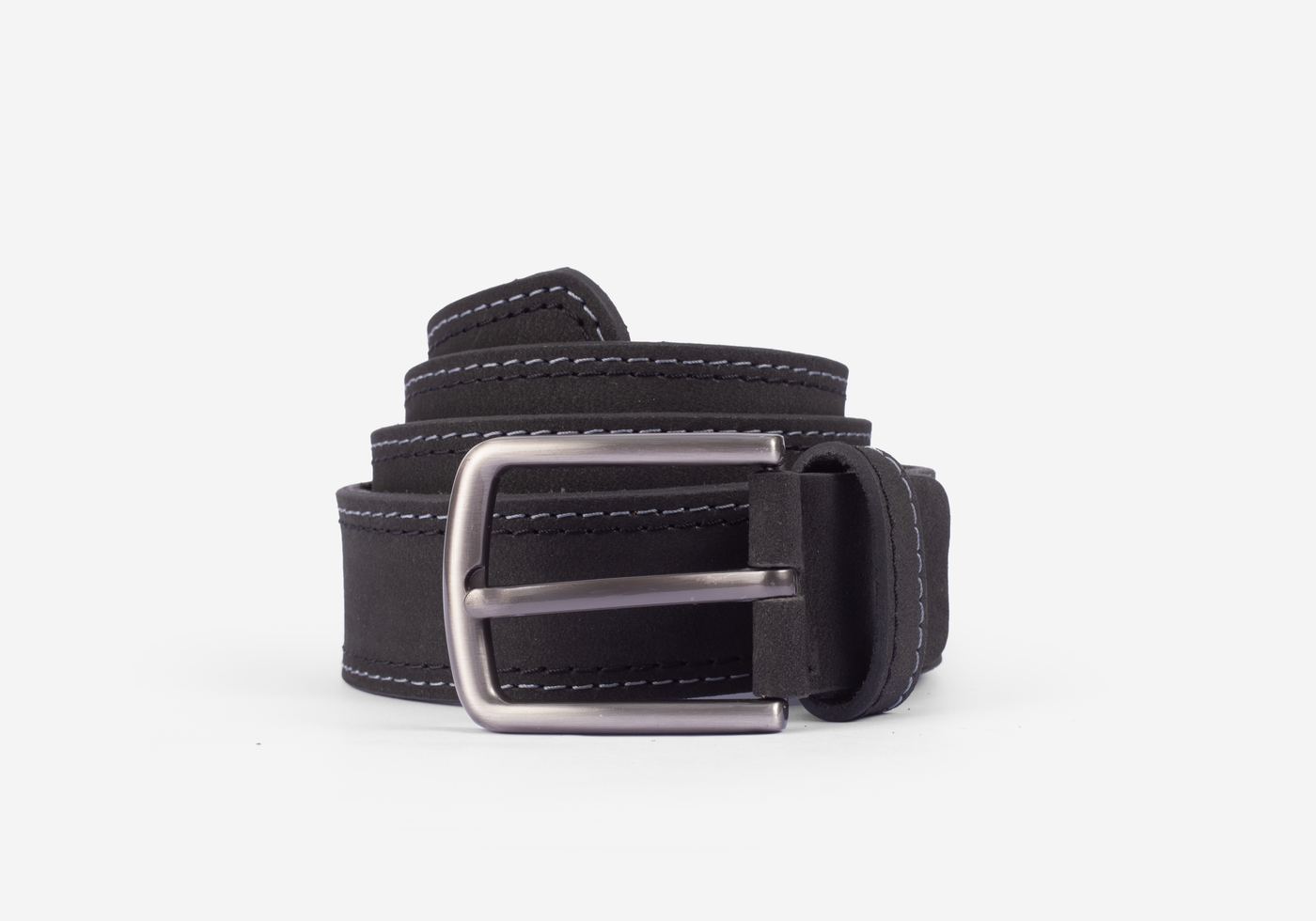 Black Genuine Leather Belt