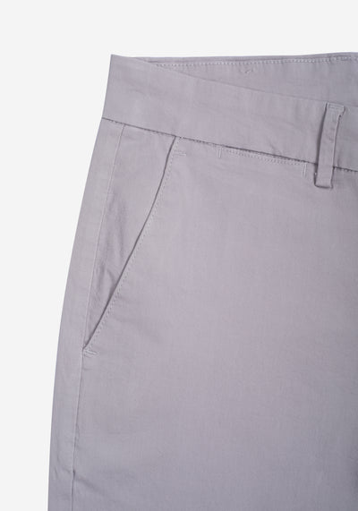 Contemporary Fit Lavender Gray Gabardine