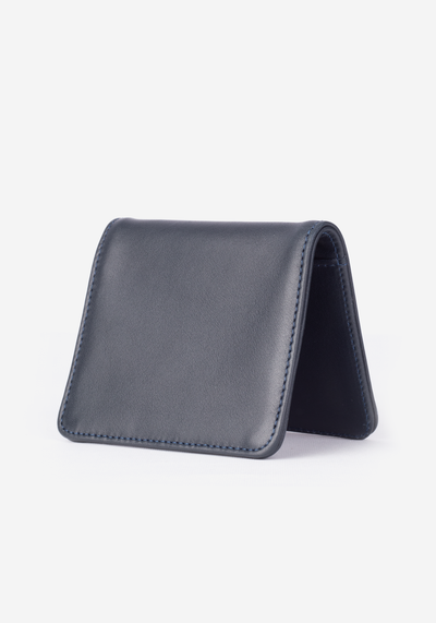 Navy Genuine Leather Wallet