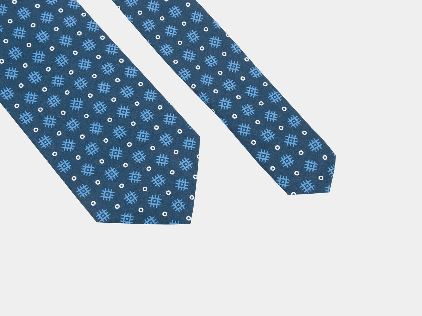 CVT24 / Blue Print Micro Fiber Tie