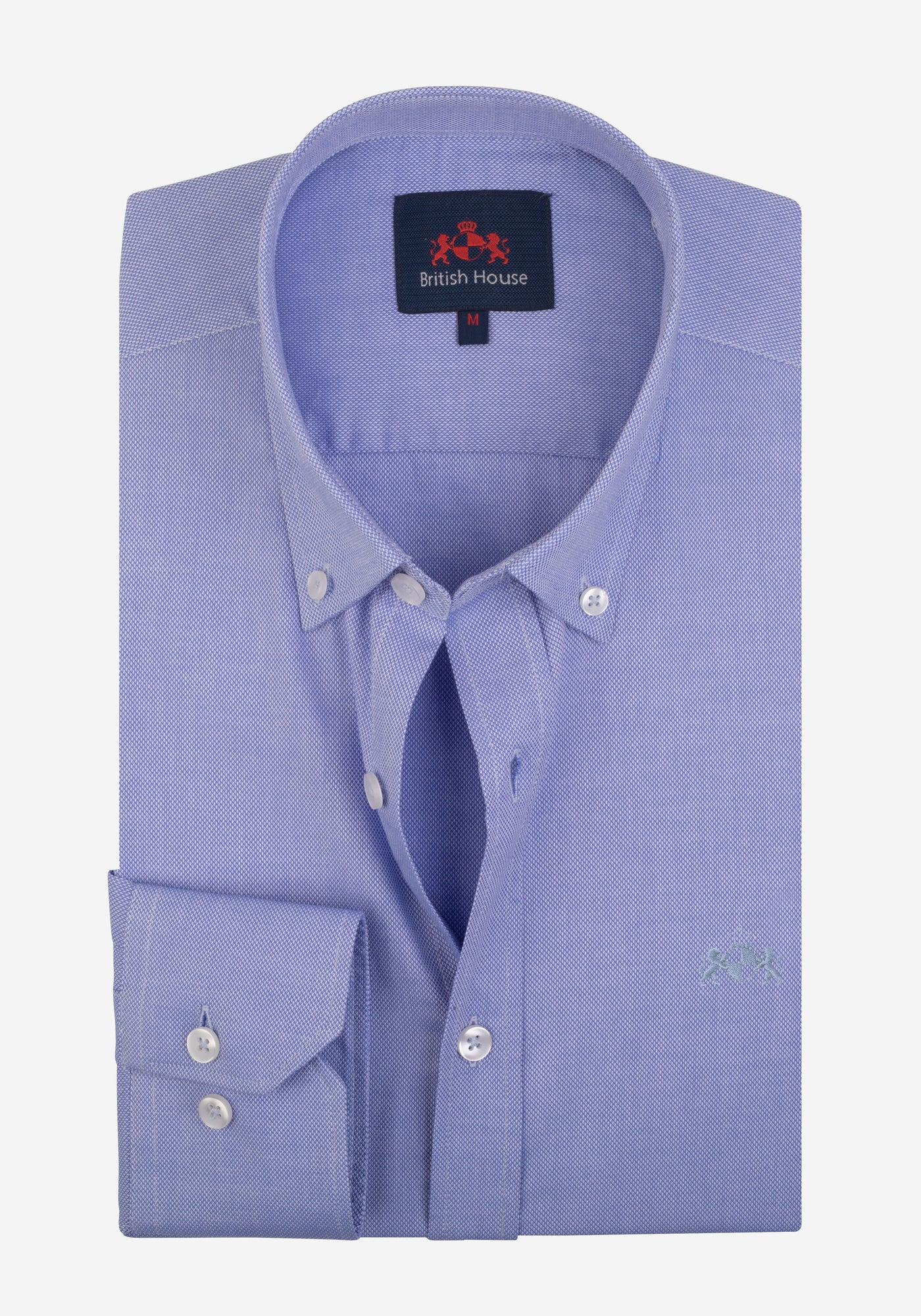 Dark Cornflower Blue Royal Oxford Shirt