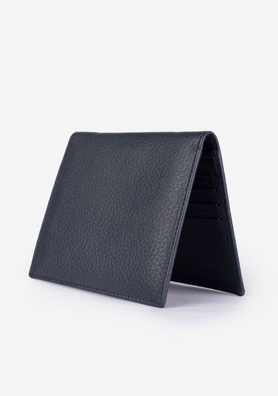 Navy Genuine Leather Wallet