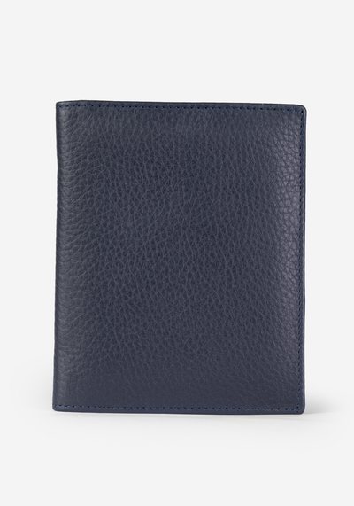 Navy Genuine Leather Wallet