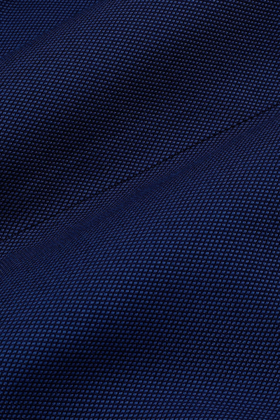 Contemporary Fit Galaxy Blue Dotted Blazer