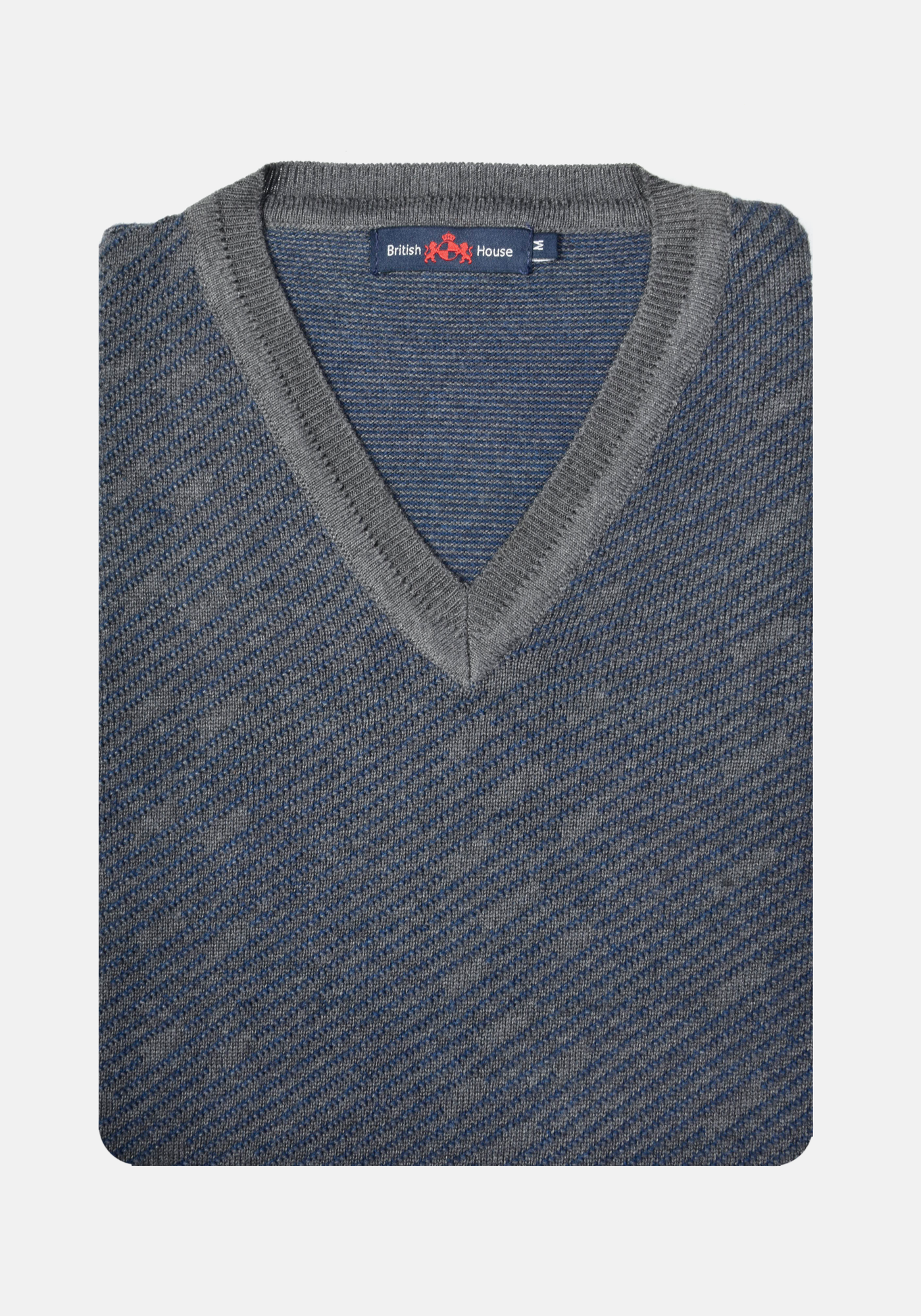Gray Pullover Cotton Viscose