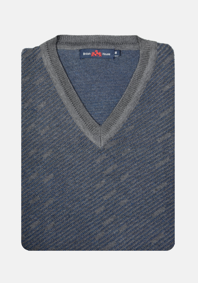 Gray Pullover Cotton Viscose