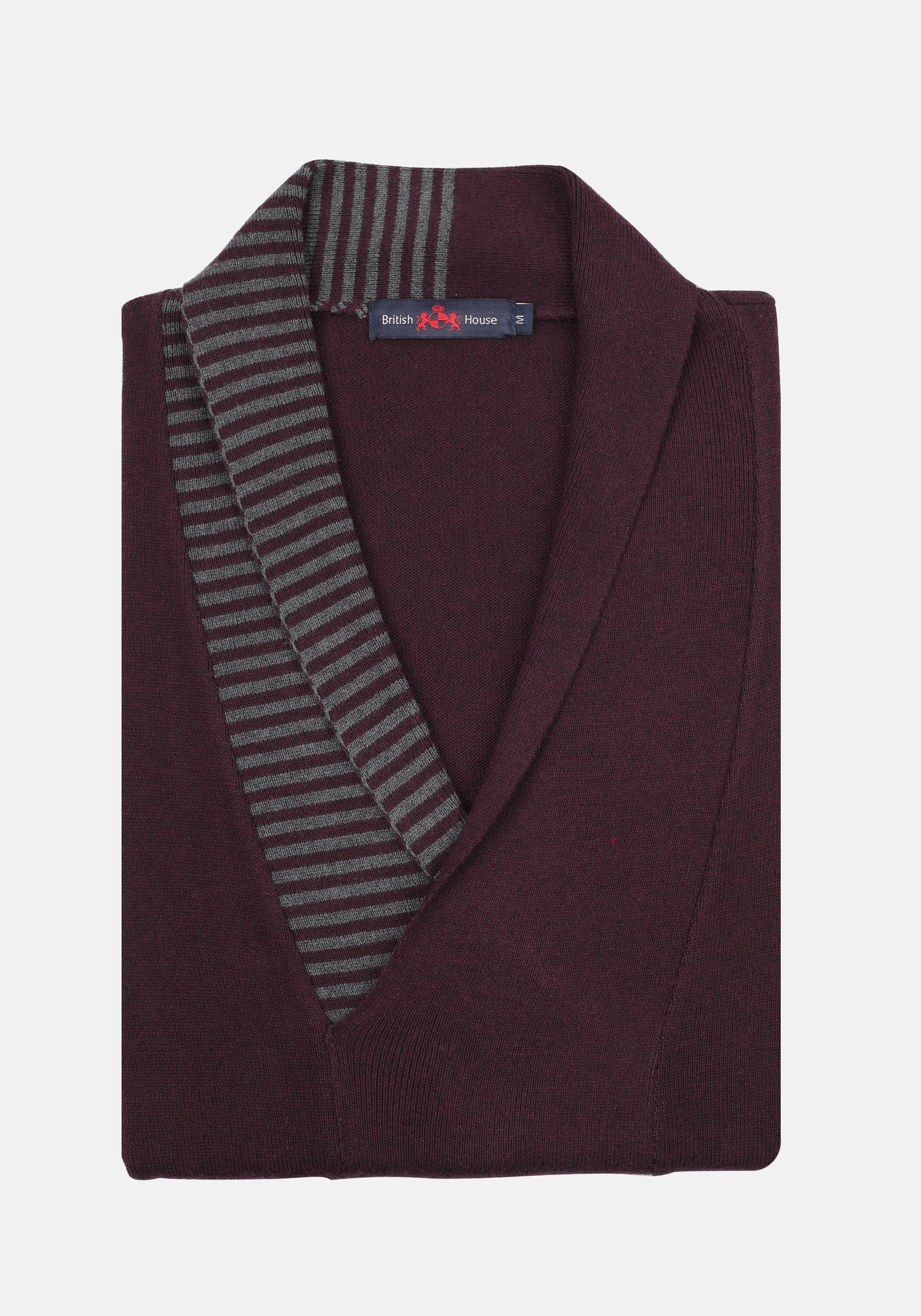 Burgundy Pullover Cotton Viscose