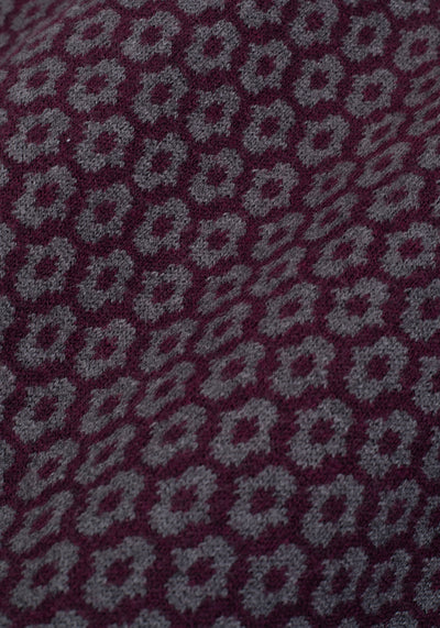 Burgundy Pullover Cotton Viscose