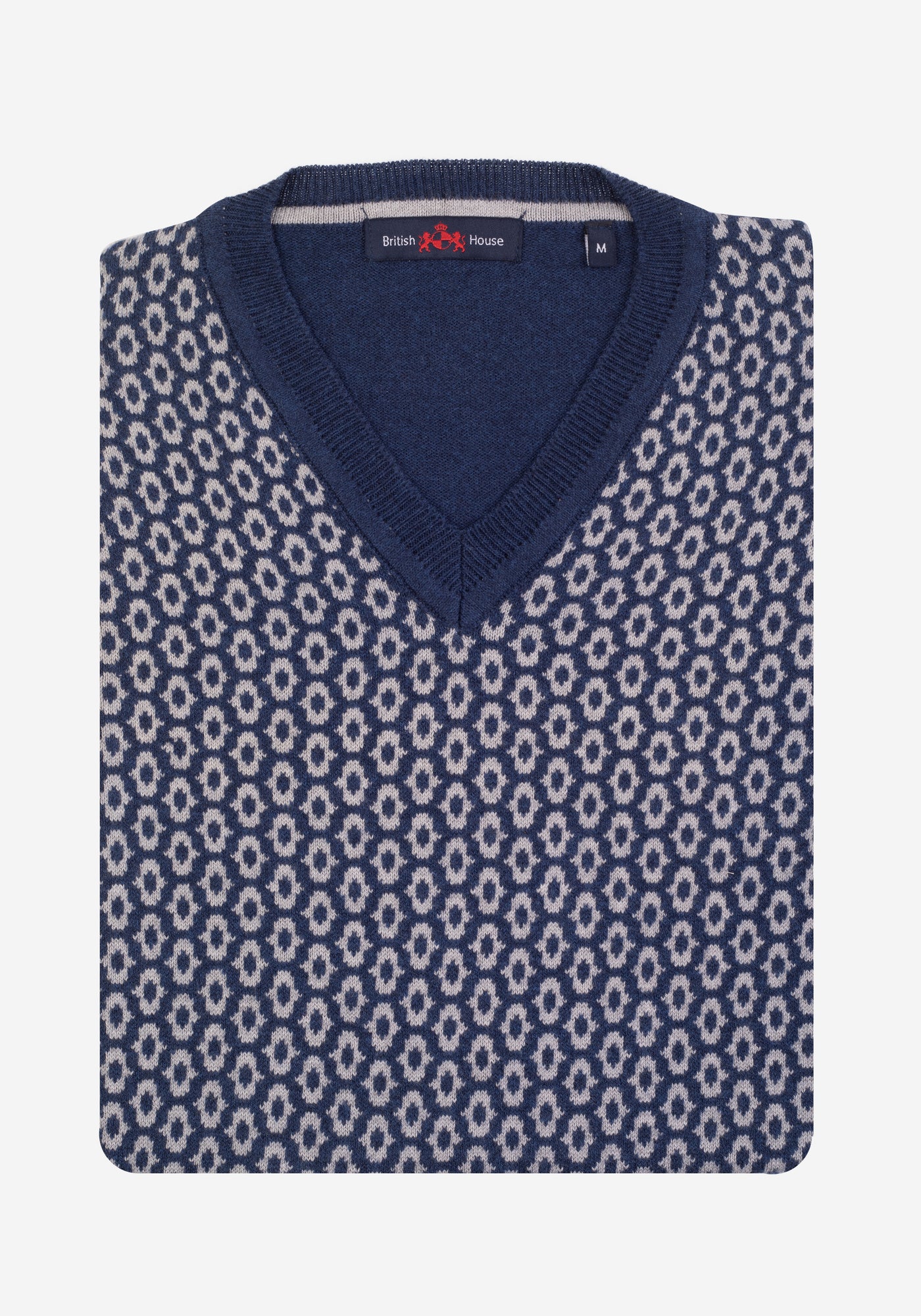 Blue Pullover Cotton Viscose