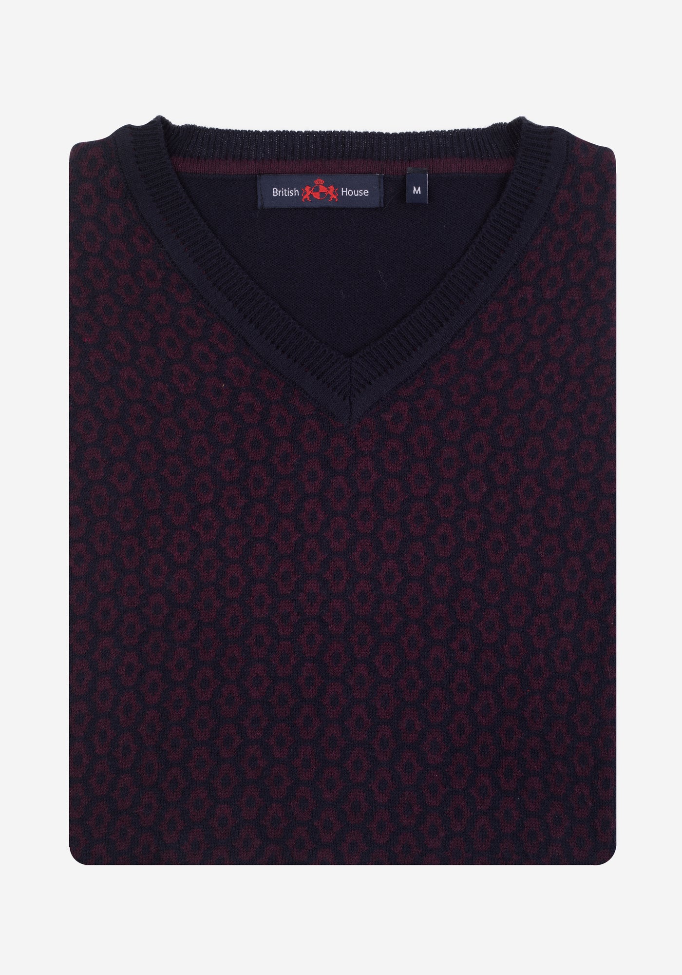 Navy Pullover Cotton Viscose