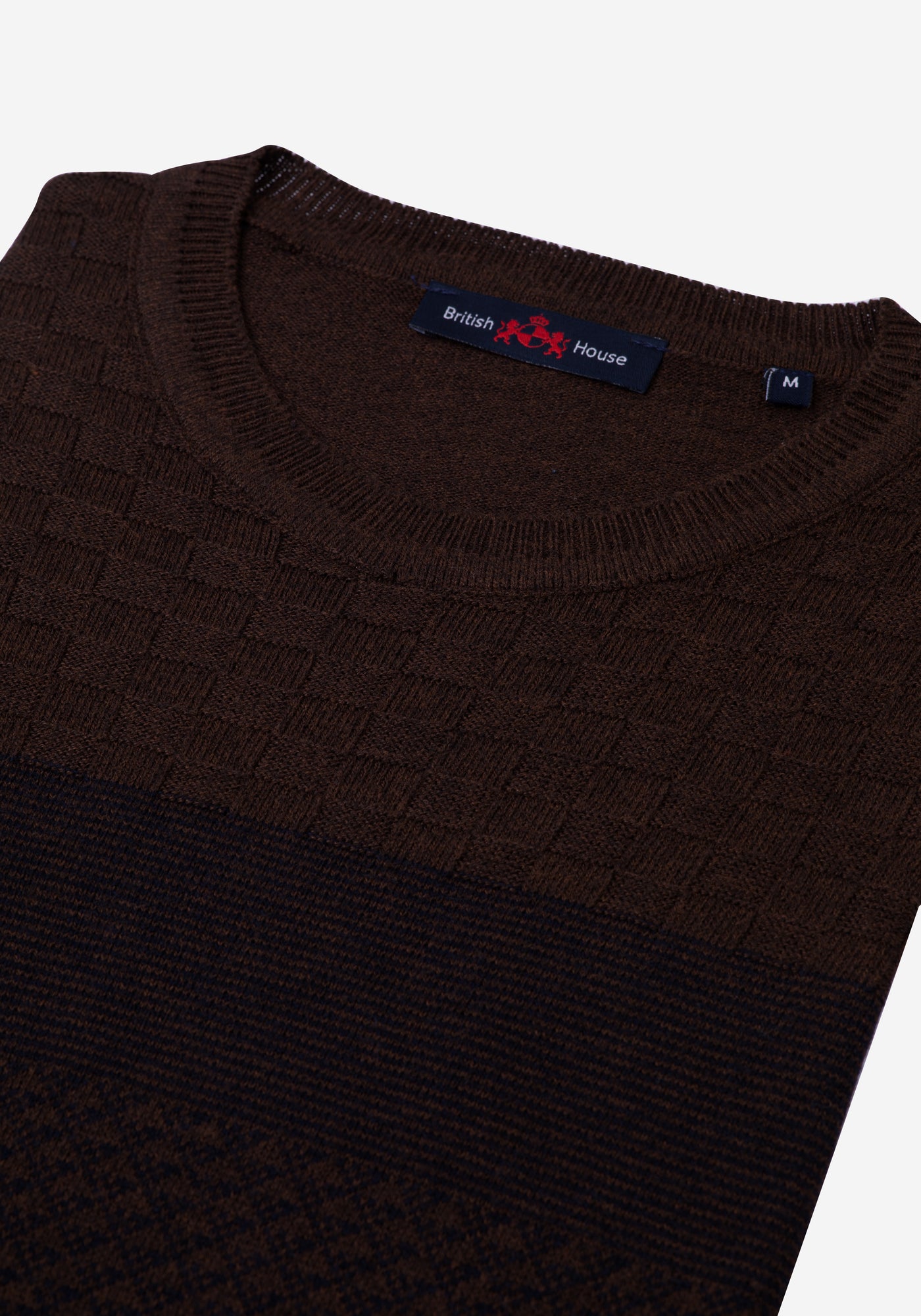 Brown Cotton Viscose Pullover
