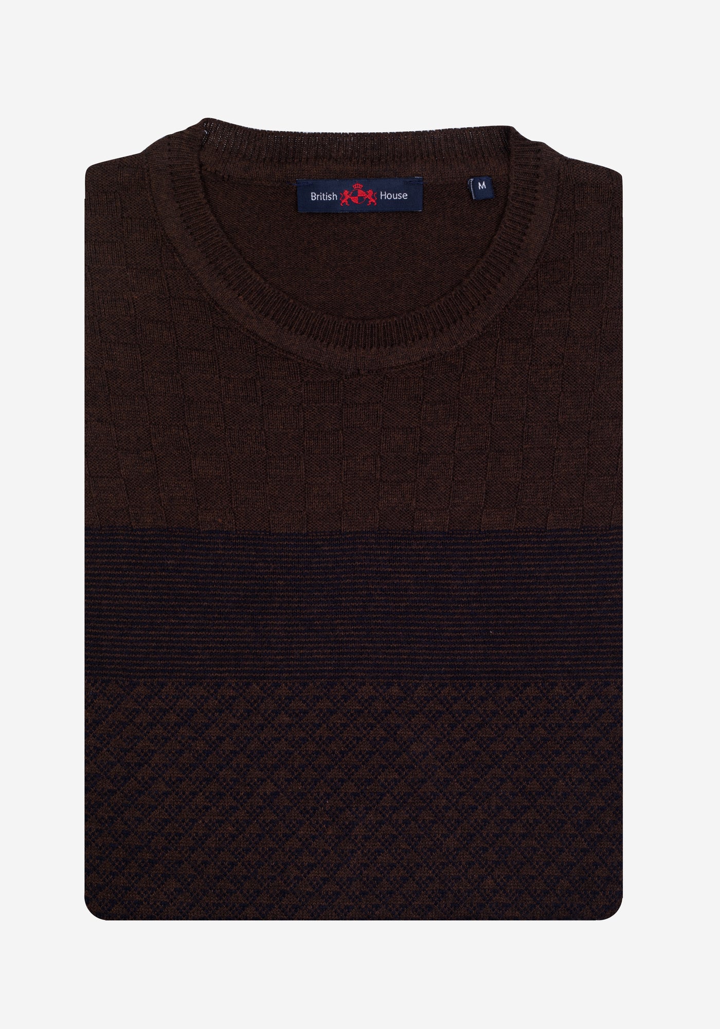 Brown Cotton Viscose Pullover