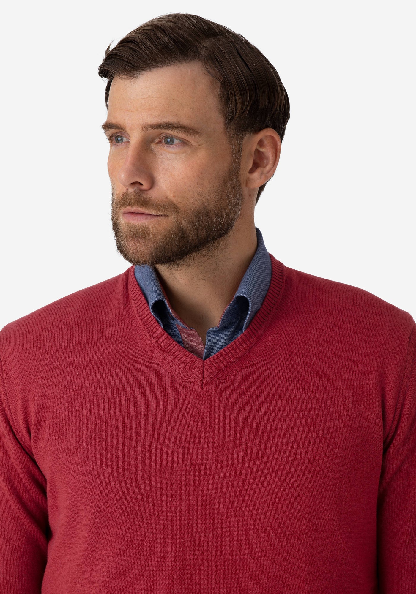 Maroon Pullover Cotton Cashmere