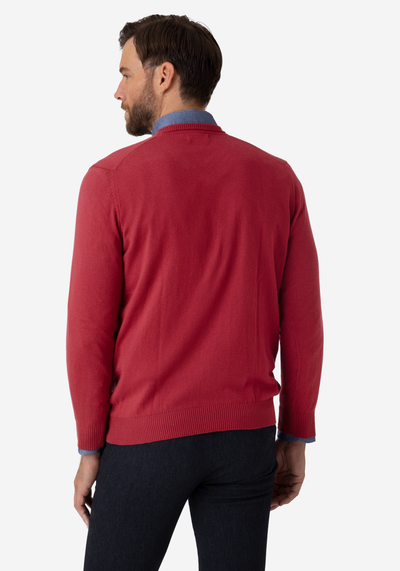 Maroon Pullover Cotton Cashmere