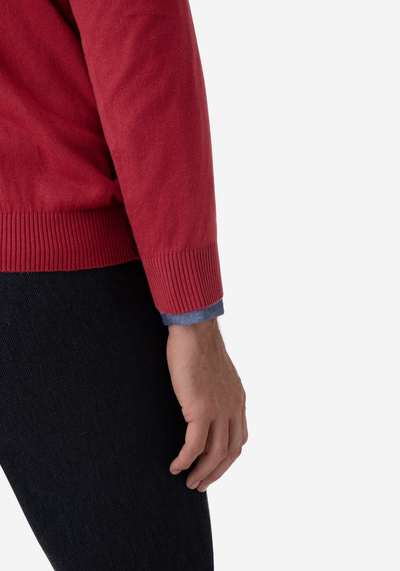 Maroon Pullover Cotton Cashmere