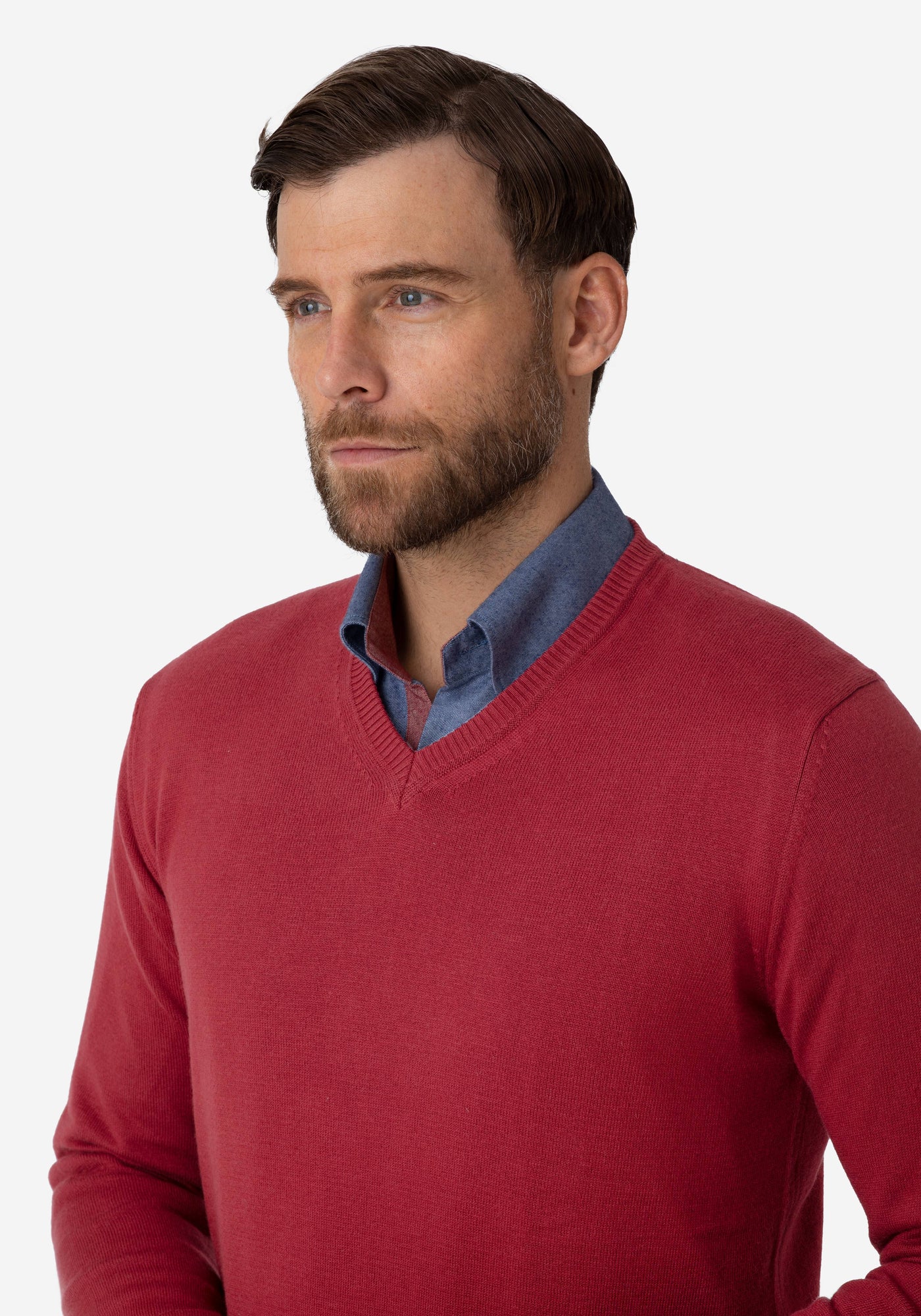 Maroon Pullover Cotton Cashmere