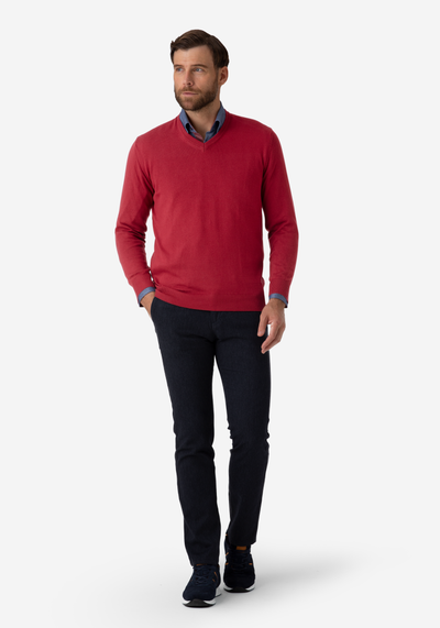 Maroon Pullover Cotton Cashmere