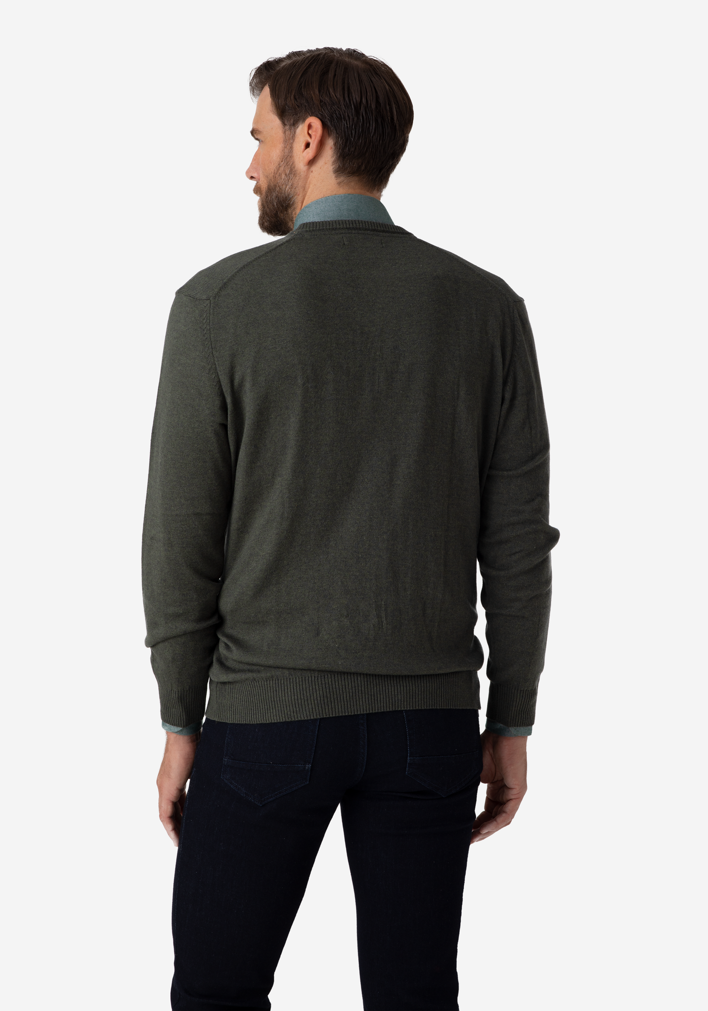 Olive Pullover Cotton Cashmere