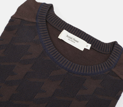 Brown Cotton Pullover