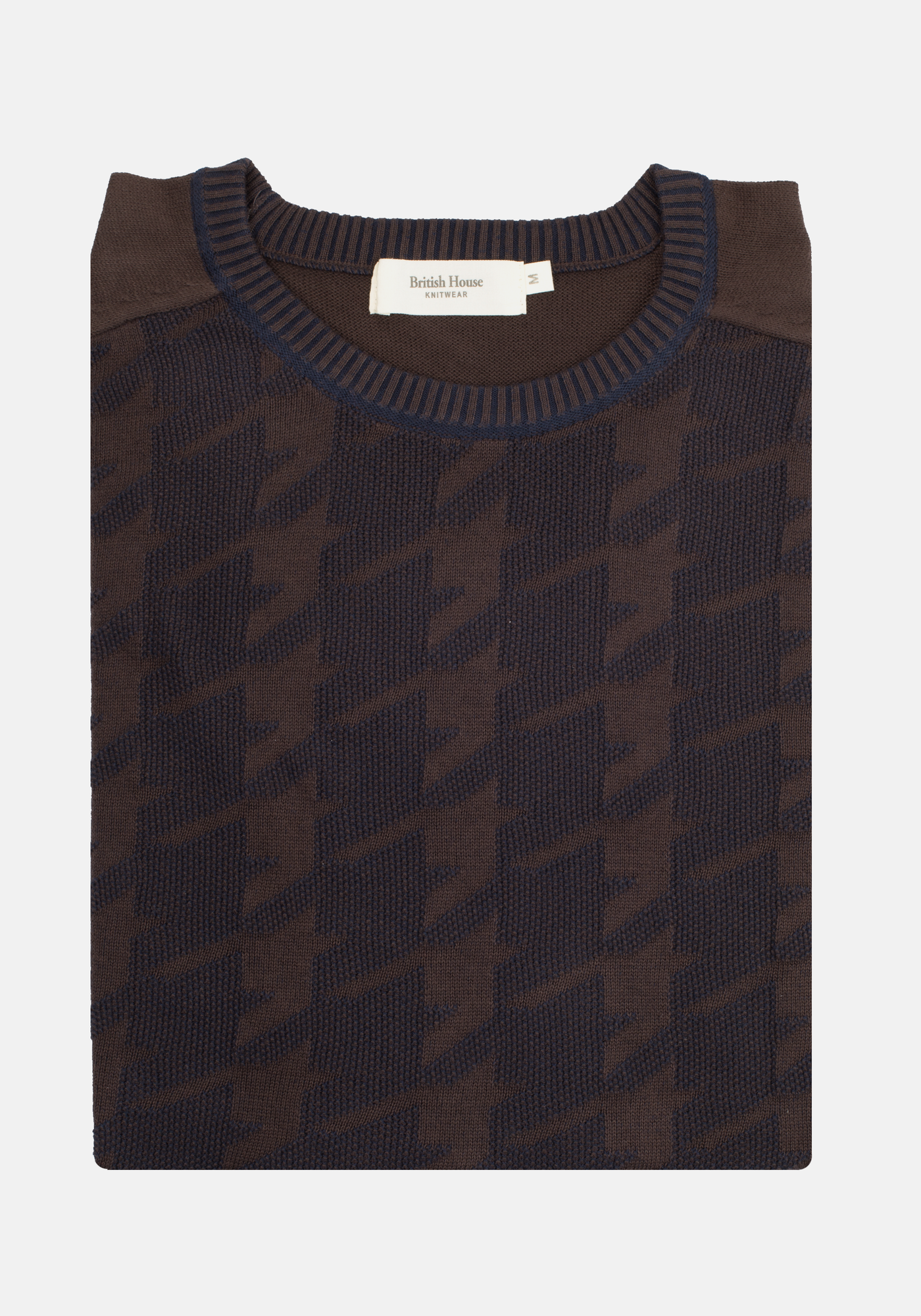 Brown Cotton Pullover