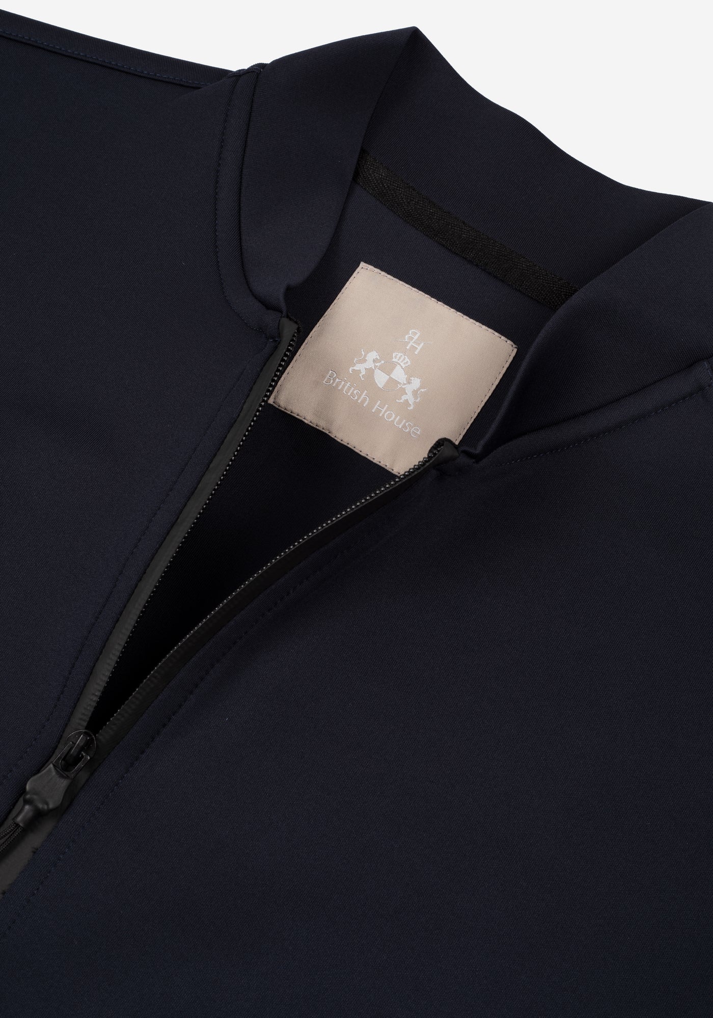 Navy Blue Scuba Jacket