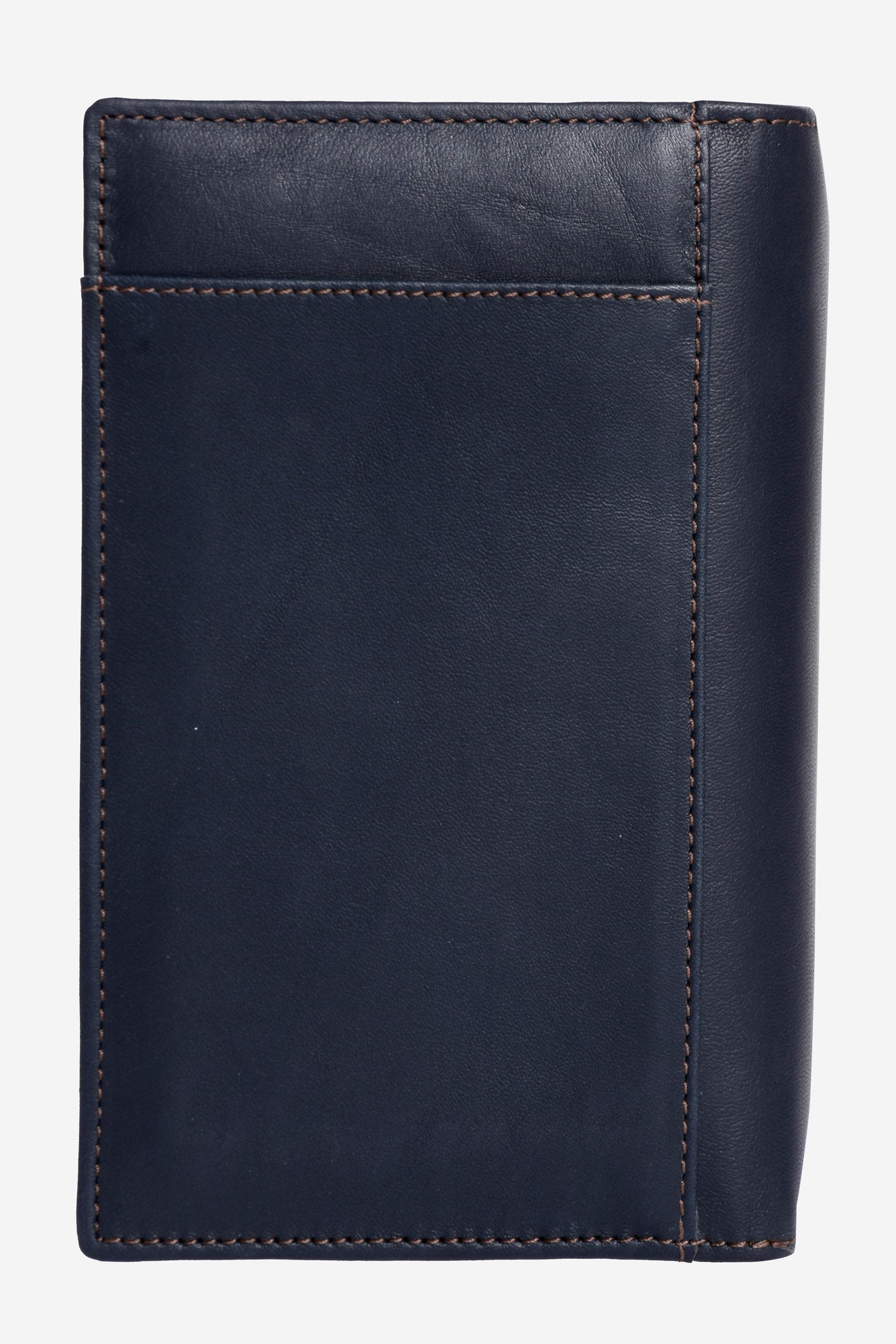 WAL008 / Midnight Blue Leather Wallet