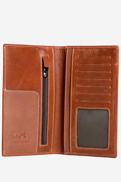 WAL007 / Copper Brown Leather Wallet