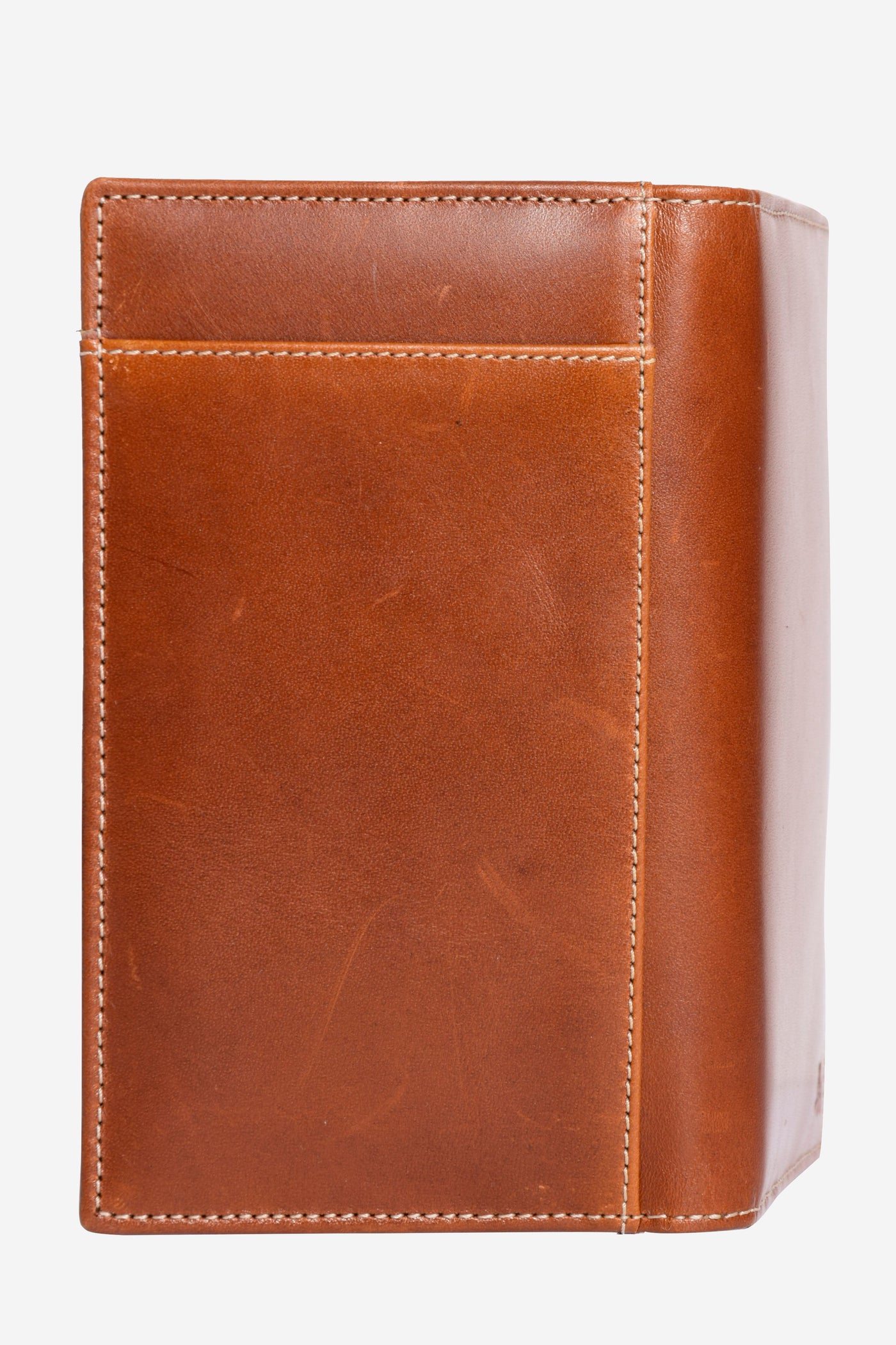 WAL007 / Copper Brown Leather Wallet