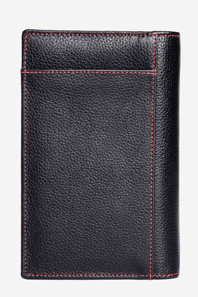 WAL009 / Black Leather Wallet