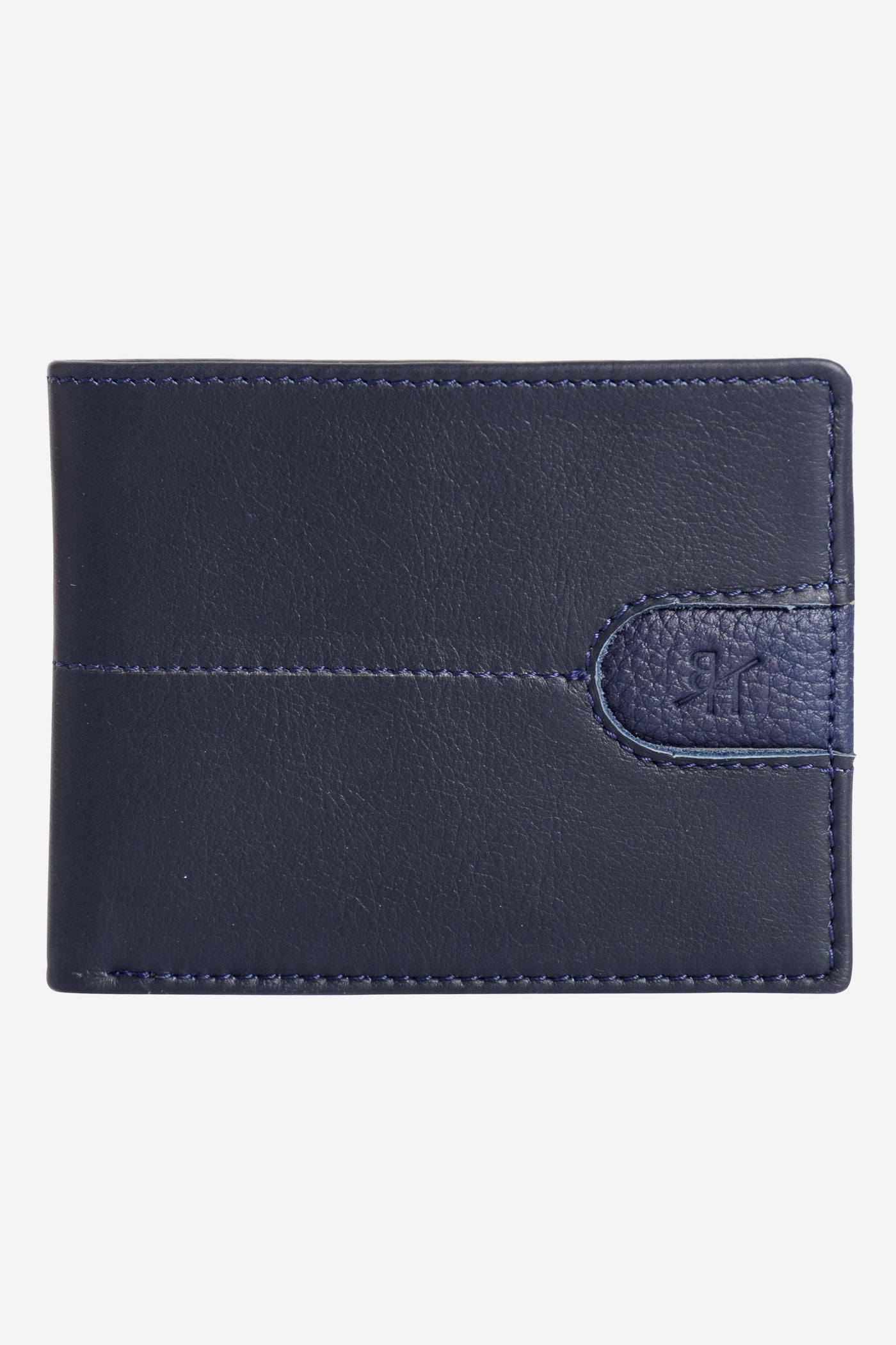 WAL011 / Midnight Blue Leather Wallet
