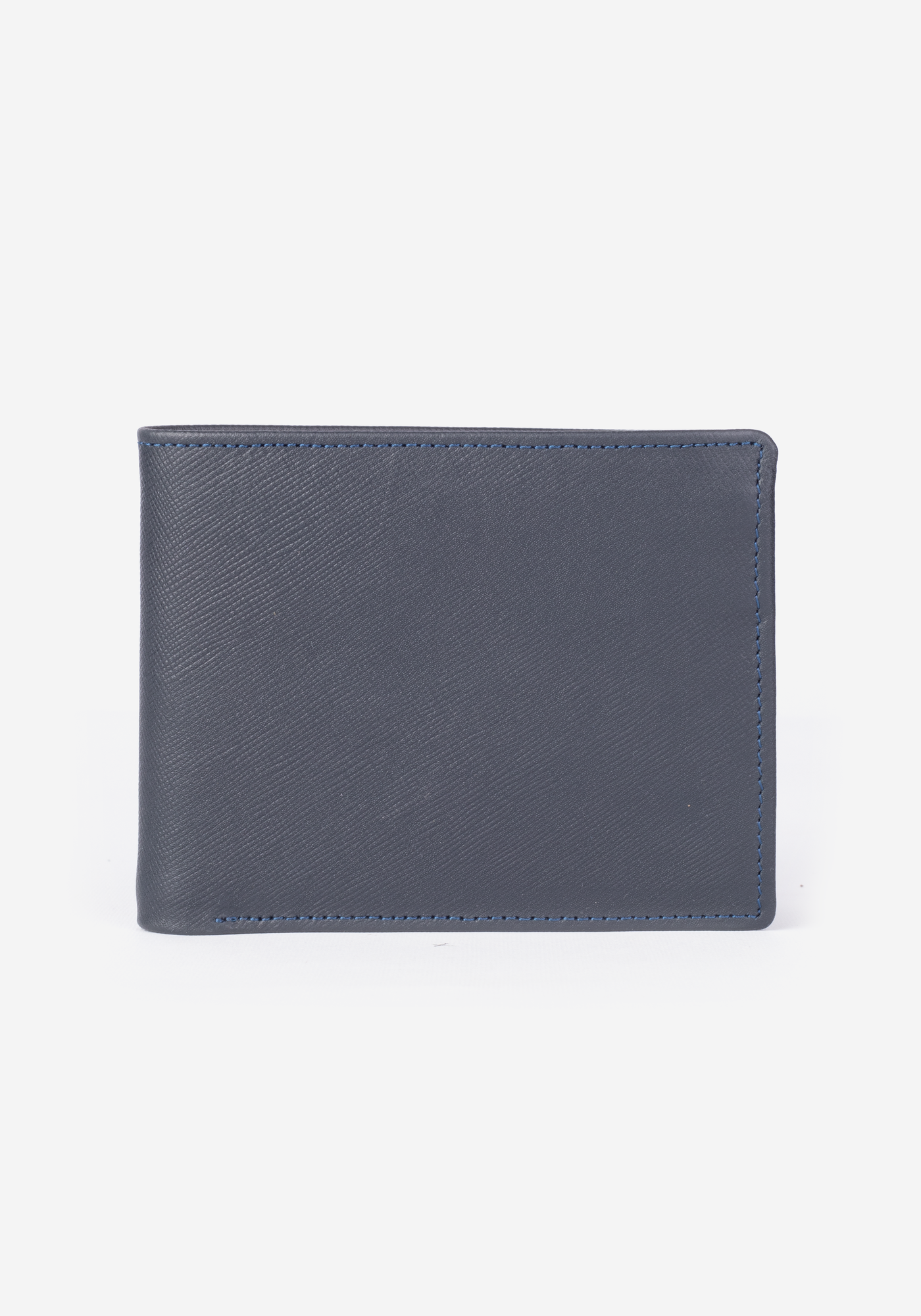 WAL035 / Navy Leather Wallet