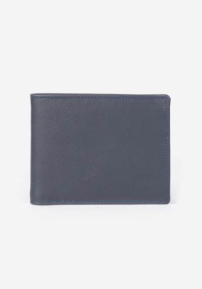 Navy Genuine Leather Wallet