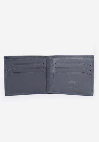 Navy Genuine Leather Wallet