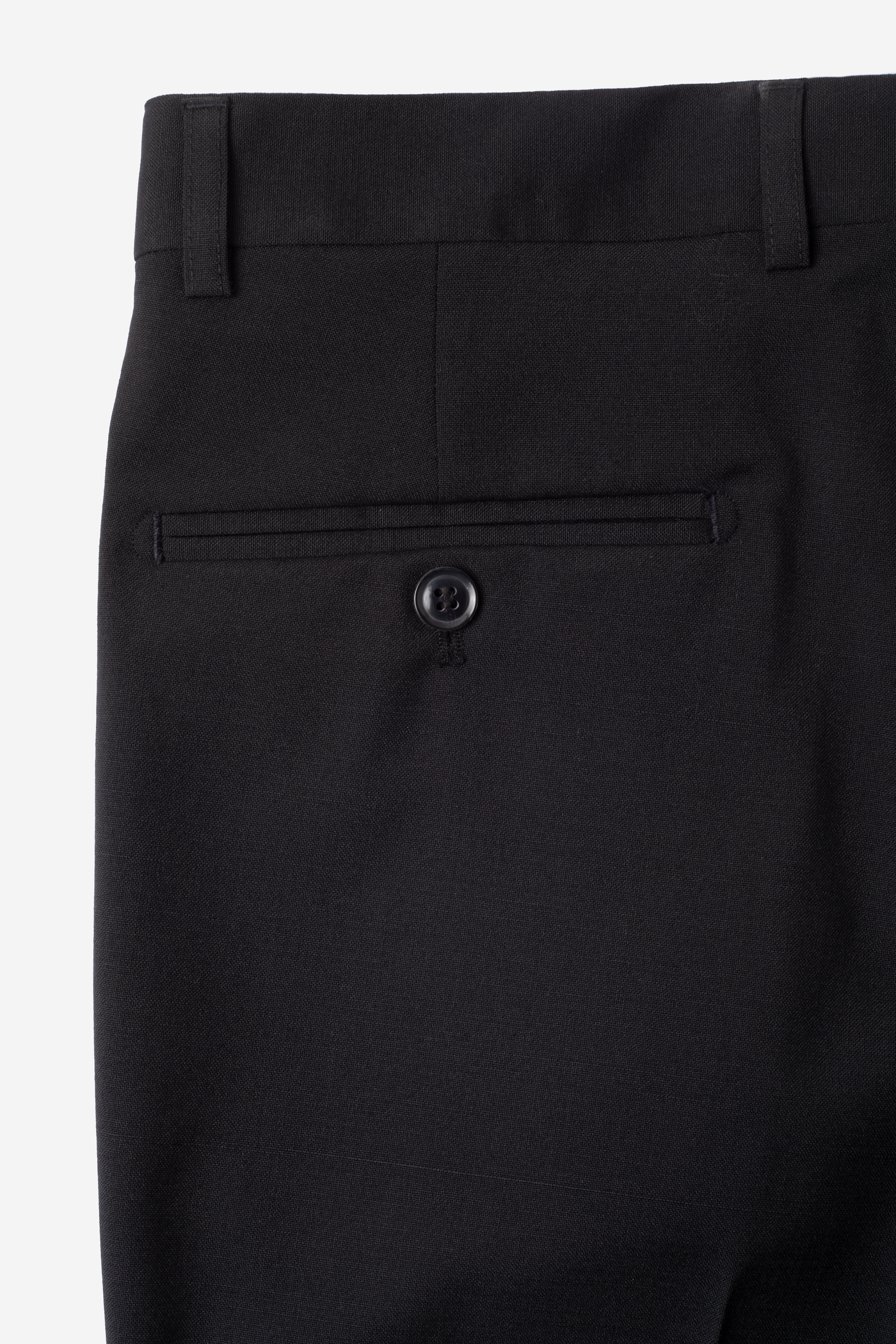 Pitch Black Wool Suit