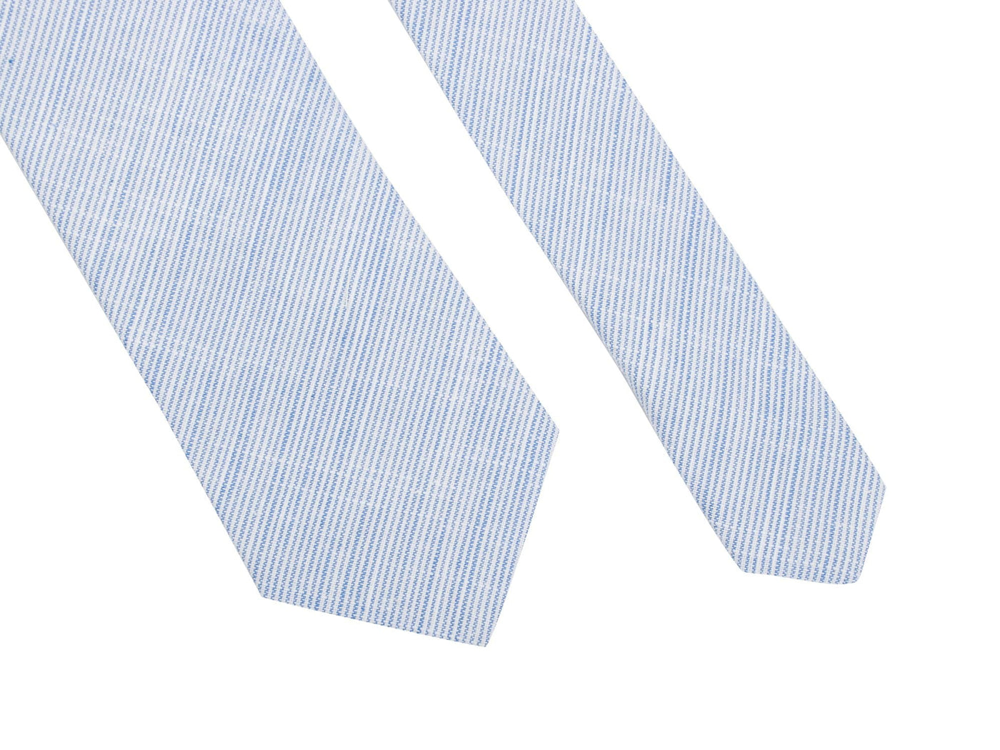 CVT52 / Light Blue Micro Fiber Tie