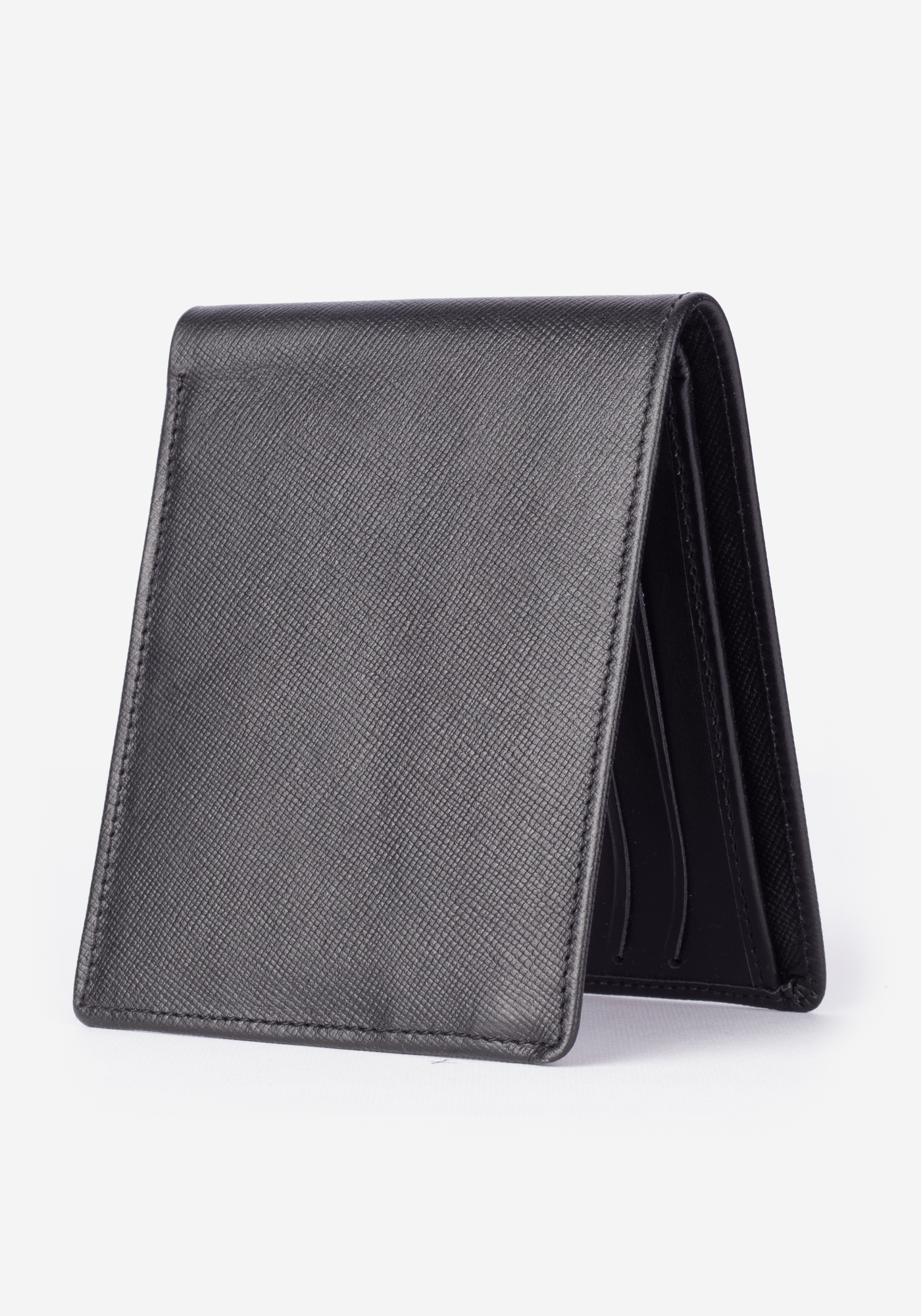 WAL014 / Black Leather Wallet